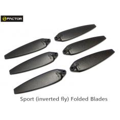 200QX Sport Folded Blade - Black(6 pcs, 3R+3L) - HeliFactor