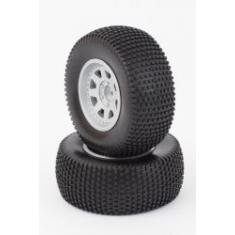 Tyres And Wheels (Mounted) Silver (2) - HLNA0415
