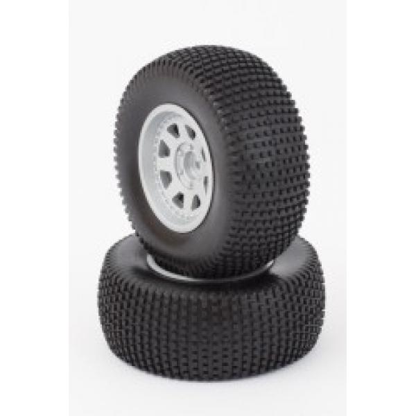 Tyres And Wheels (Mounted) Silver (2) - HLNA0415 - HLNA0415