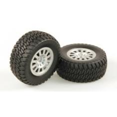 HLNA0154 - TYRES AT2 SILVER WHEEL PAIR (DOMINUS - 9951294