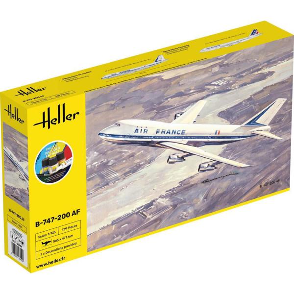 Starter Kit B-747 AF - 1:125e - Heller - Heller-56459