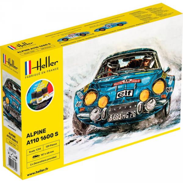 Maquette voiture : Kit : Alpine A110 - Heller-56745