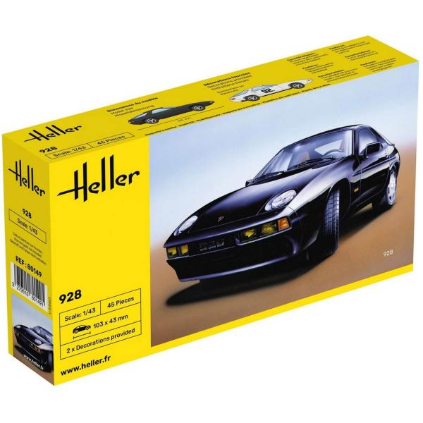 Maquette Voiture : Porsche 928 - Heller-80149