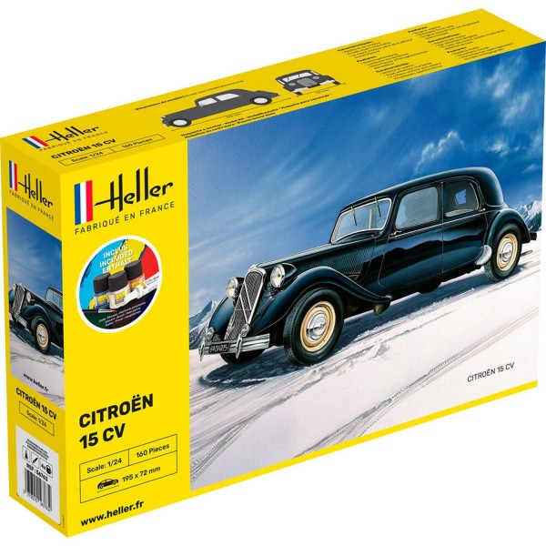 Maquette voiture : Kit : Citroën 15 CV - Heller- 56763