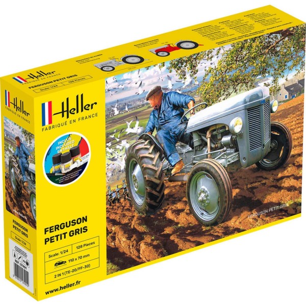 Maquette Tracteur : Kit : Ferguson TE-20 - Heller- 57401