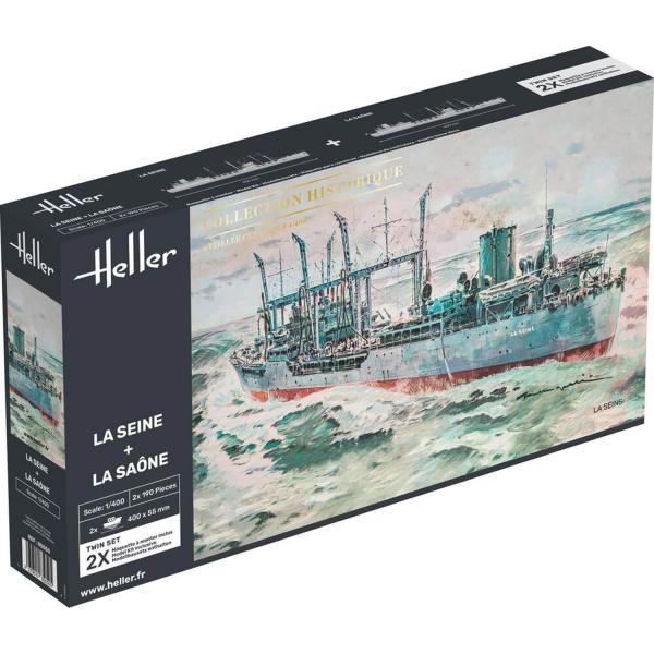 Maquettes bateaux : Collection historique : La Seine et La Saone - Heller-85050