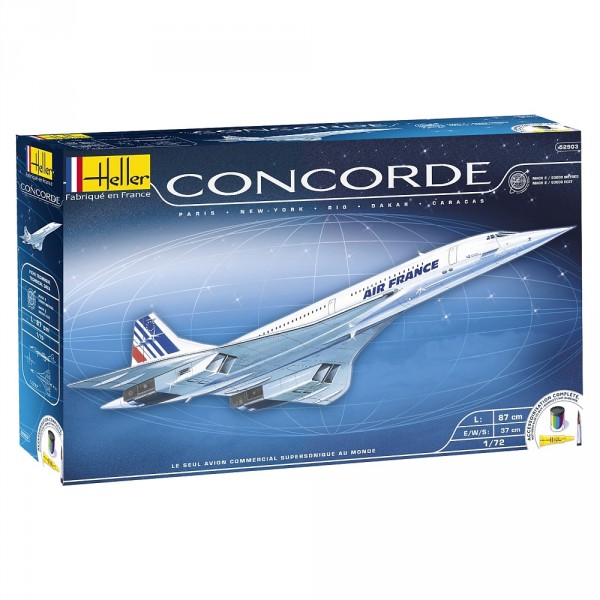 Maquette Concorde au 1/72 - Maquette Heller - Heller-52903