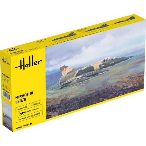 Mirage III E au 1/72e Heller - Heller-80323