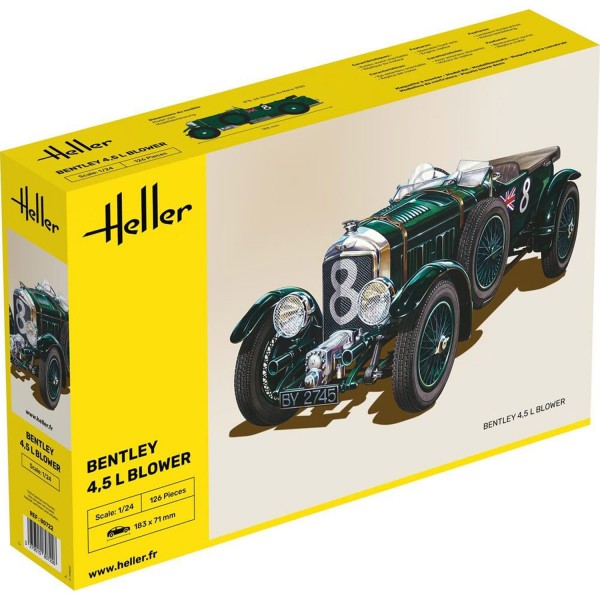 Maquette voiture : Bentley 4.5 L Blower - Heller-80722