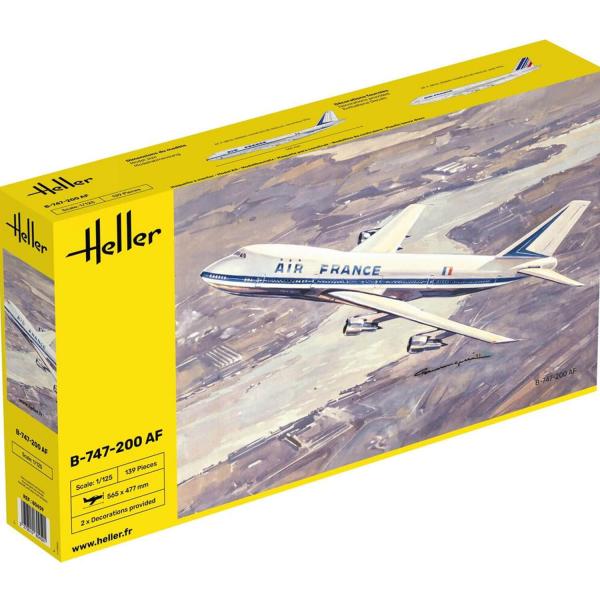Maquette avion : Boeing 747 Air France - Heller-80459