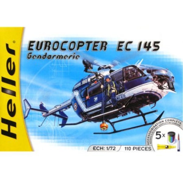 Maquette hélicoptère : Eurocopter EC 145 Gendarmerie - Heller-50378