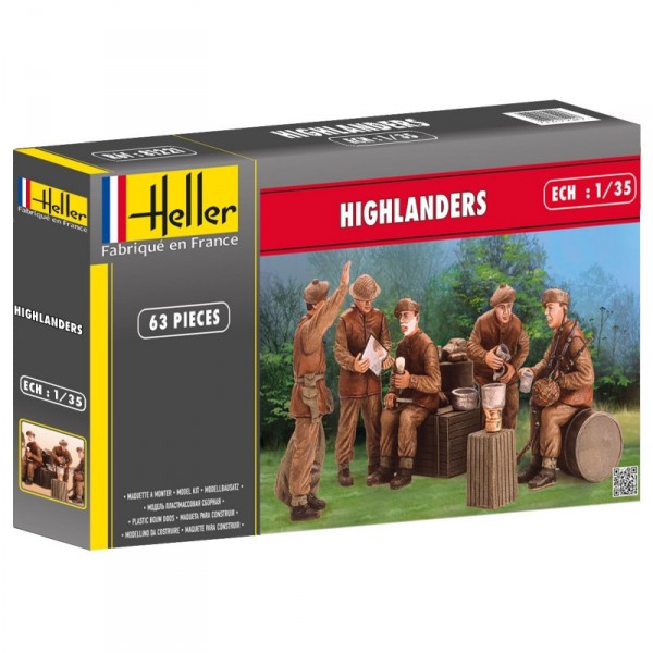 Figurines militaires : Highlanders - Heller-81221