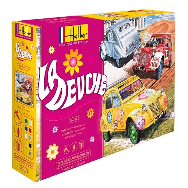 Maquettes voitures : Kit complet : La Deuche - Heller-52316