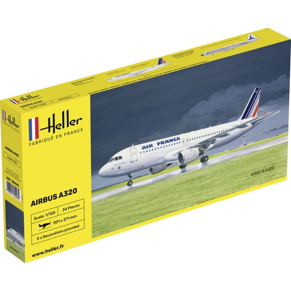 Maquette avion : Airbus A320 Air France - Heller-80448
