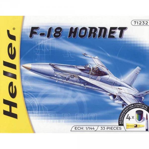 Maquette avion : Kit complet : F-18 Hornet - Heller-49912