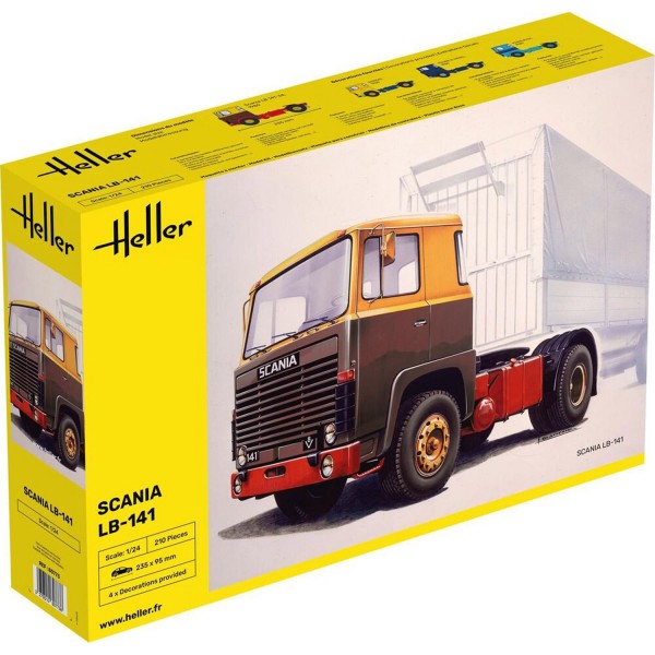 Maquette camion : Scania 141 Gervais - Heller-80773