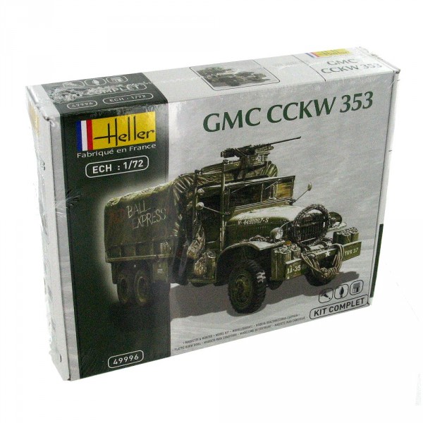 Maquette Camion GMC CCKW 353 : Kit complet  - Heller-49996