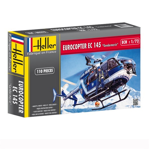 Maquette hélicoptère EUROCOPTER EC 145 Gendarmerie - Heller-80378