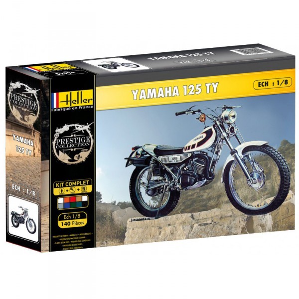 Maquette Moto : Kit complet : Yamaha TY 125 - Heller-52994