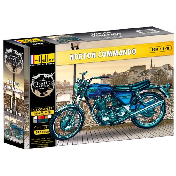 Maquette moto : Norton 750 Commando - Heller-52996