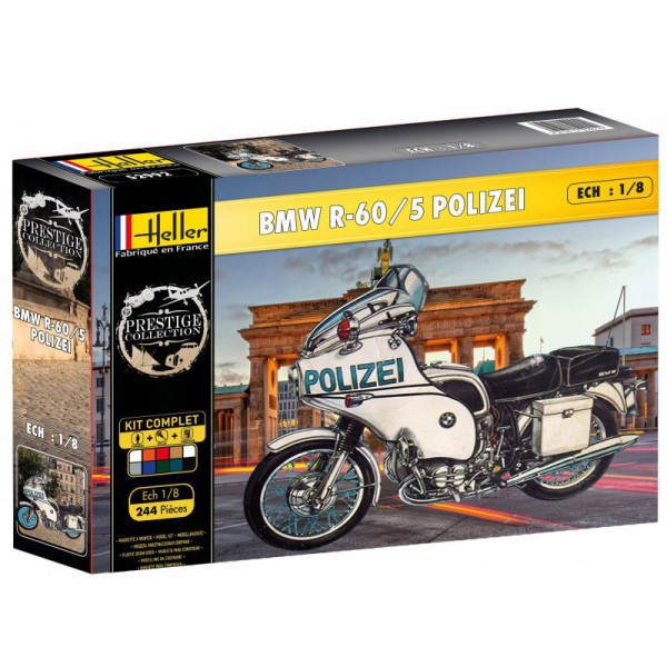 Maquette moto Kit complet : BMW R-60/5 Police - Heller-52993