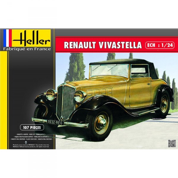 Maquette voiture : Renault Vivastella - Heller-80724