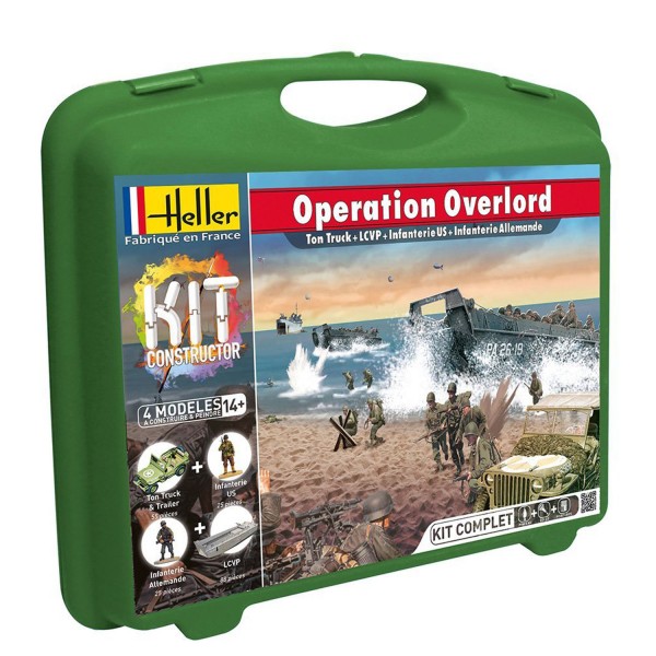 Maquettes 2ème guerre mondiale : Opération Overlord - Heller-62002