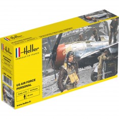 Figurines 2ème Guerre Mondiale : Personnel de l'USAAF