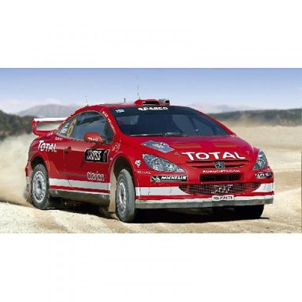 Maquette voiture : Peugeot 307 WRC '04 - Heller-80115