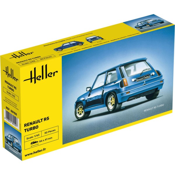 Maquette voiture : Renault 5 Turbo - Heller-80150