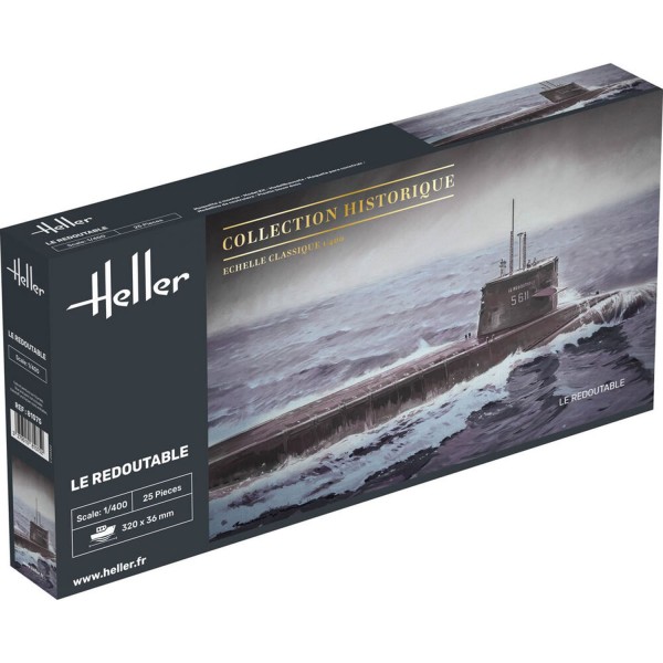 Maquette sous-marin français Le Redoutable - Heller-81075