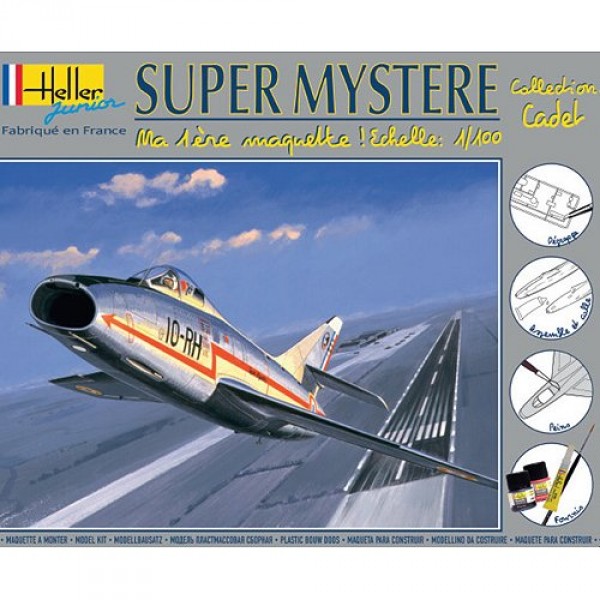 Maquette avion : Super Mystère B2 - Ma première maquette - Heller-49040