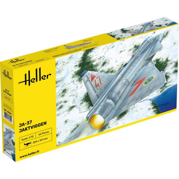 Ja-37 Jaktviggen - 1:72e - Heller - Heller-80309