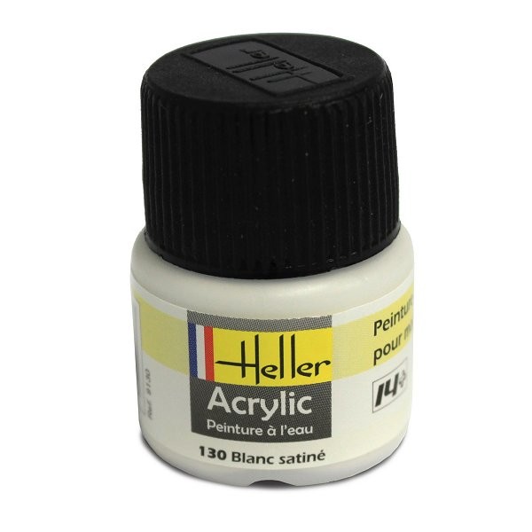 Peinture Acrylique BLANC SATINE 9130 Heller  - Heller-9130