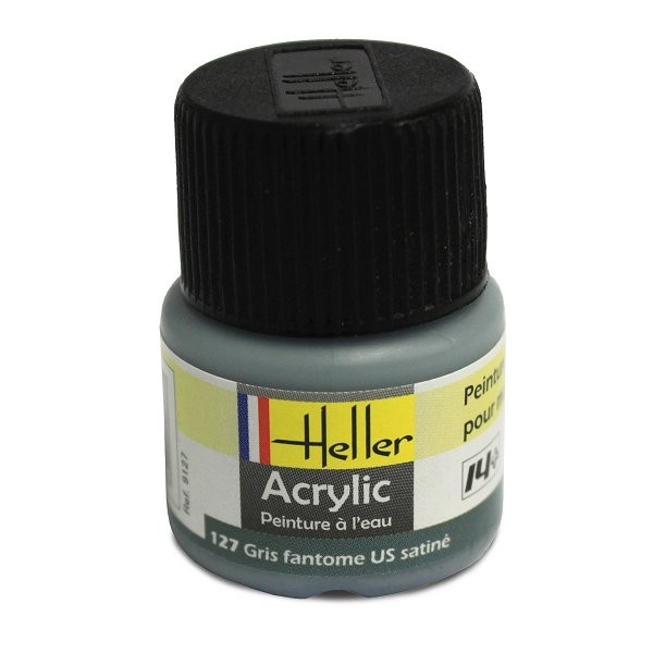 Peinture Acrylique GRIS FANTOME US SATINE 9127 Heller  - Heller-9127