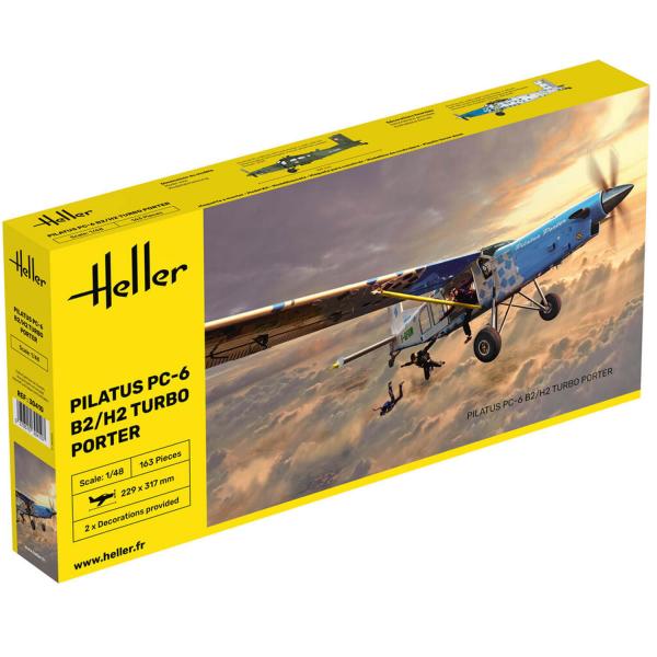 Maquette d'avion : PILATUS PC-6 B2/H2 Turbo Porter - Heller-30410