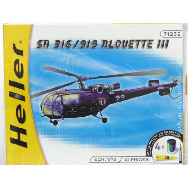 Coffret Alouette III sa 316/319 1/72 50225 HELLER - 50225