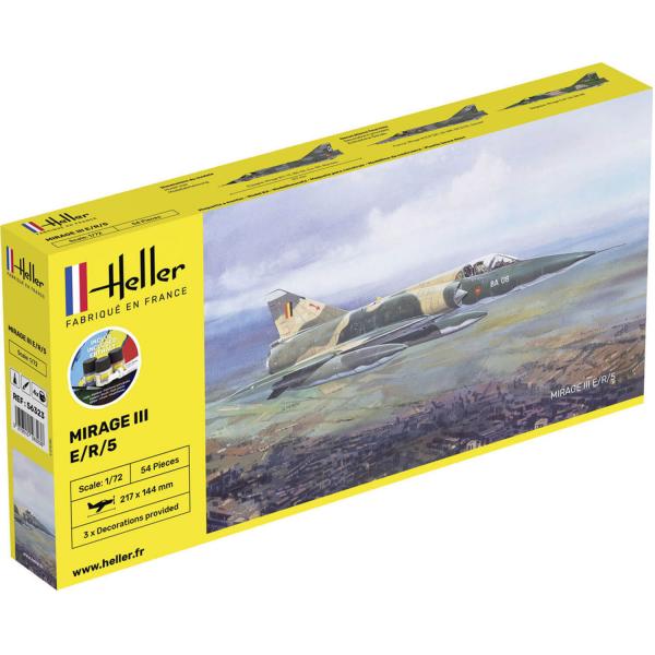 Maquette avion : Starter Kit : Mirage III E - Heller-56323