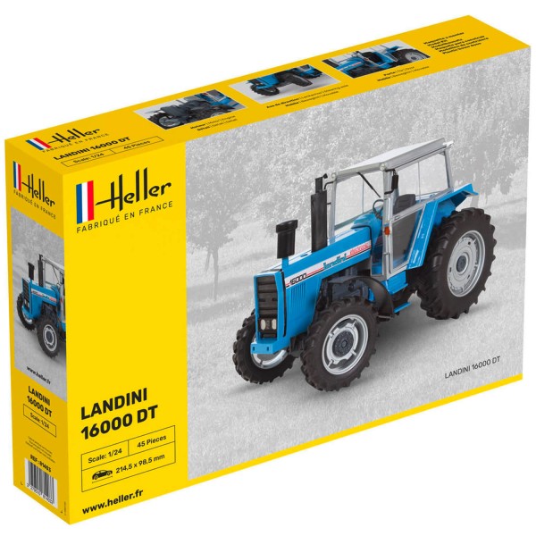 Maquette Tracteur : Starter Kit : Landini 16000 DT - Heller-81403