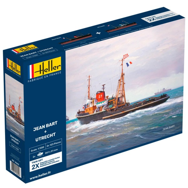 Maquettes bateaux : Jean Bart et Utrecht Twinset - Heller-85602