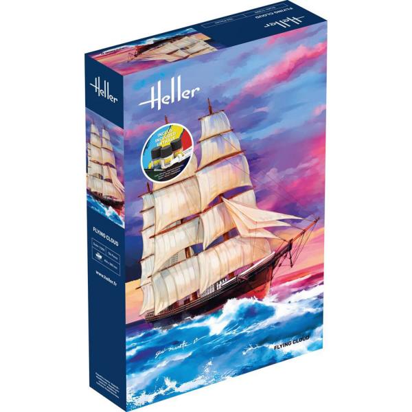 Maquette bateau : Starter Kit : Flying Cloud - Heller-56830