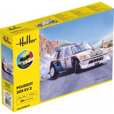 Model car: Complete kit: Peugeot 205 EV2