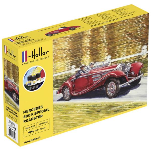 Maquette voiture : Starter kit : 500 K Special Roadster - Heller-56710