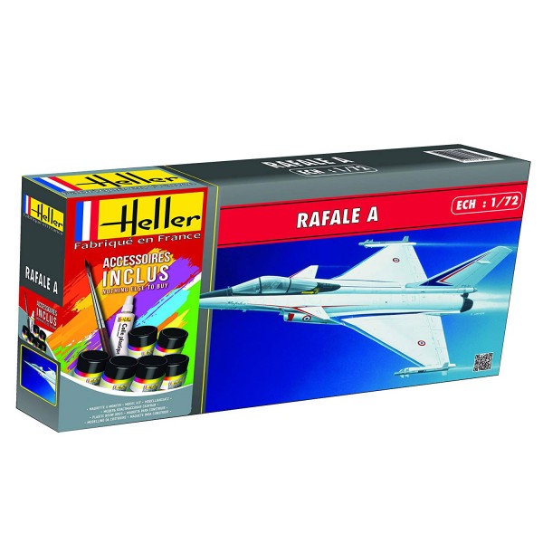 Maquette avion : Kit complet : Rafale A - Heller-56320