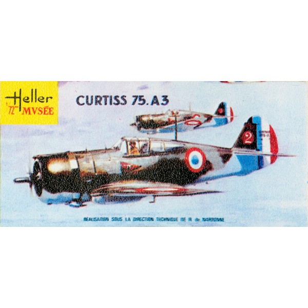 Maquette avion : Curtiss H-75 A3 - Heller-80214