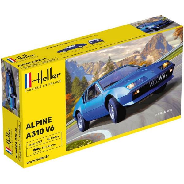 Maquette voiture : Alpine A310 - Heller-80146