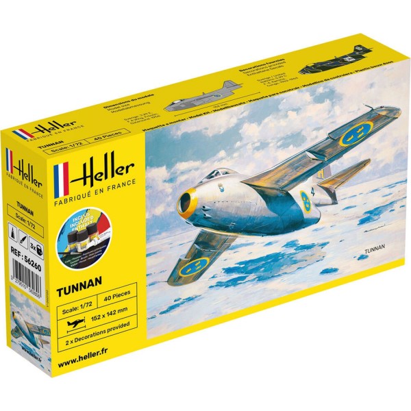 Maquette avion : Starter Kit : Tunnan - Heller-56260