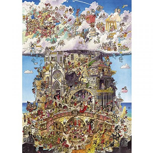 1500 pieces Jigsaw Puzzle - Prades: Heaven and Hell - Heye-29118-58402