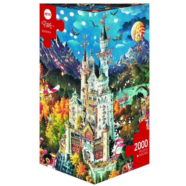 2000 pieces puzzle: Bavaria, Ryba - Heye-29700-58441