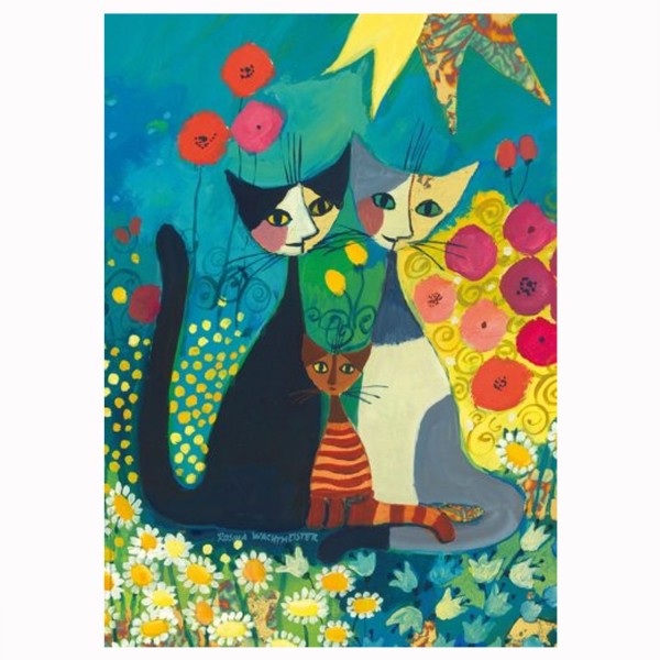 Puzzle 1000 pièces : Flowerbed, Rosina Wachtmeister - Heye-29616-58242